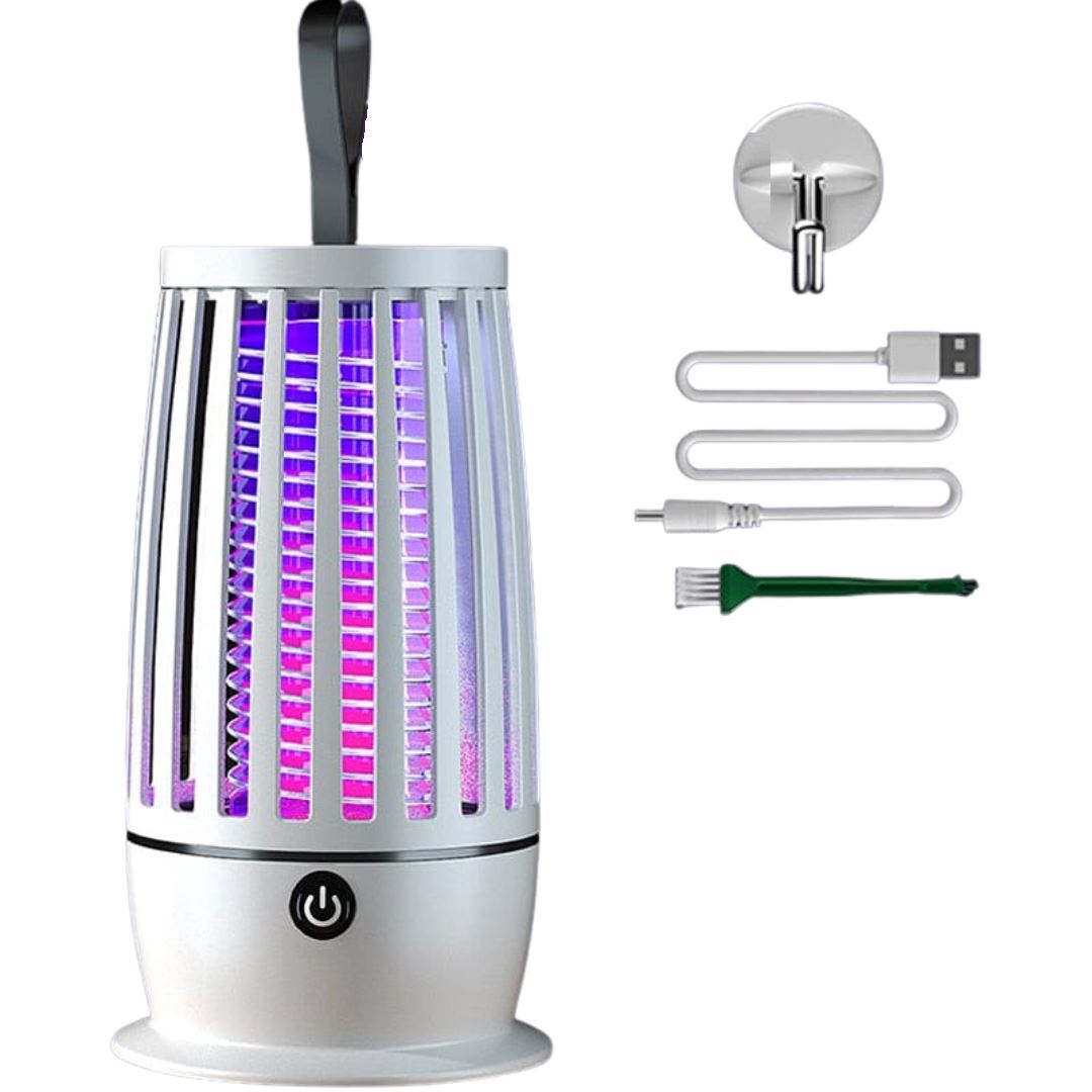 Lâmpada Recarregável Repelente de Isentos ShockWave casa 001 lojadadryka Recarregável