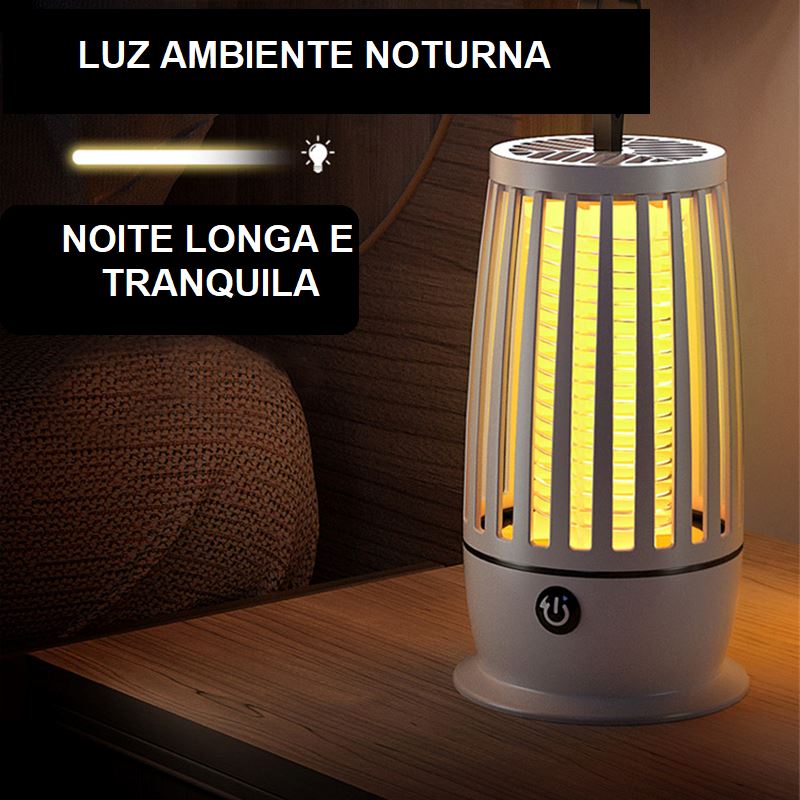 Lâmpada Repelente de Insetos Recarregável casa 001 lojadadryka