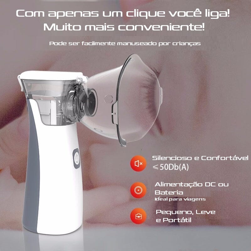Mini Inalador e Nebulizador Portátil 0 lojadadryka