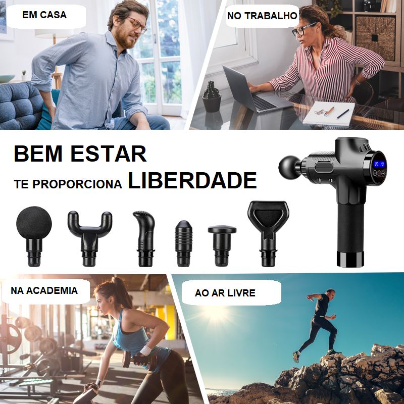 Pistola Massageadora Profissional massagem 007 lojadadryka