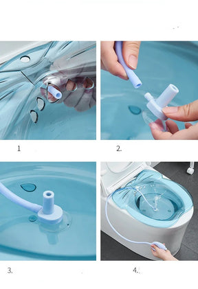1Pcs Durable Over Elderly Postpartum Hemorrhoids Patient Toilet Tub Hip Basin Bidet New Vaginal Steaming Seat Bath Loja da Dryka 