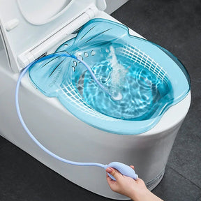 1Pcs Durable Over Elderly Postpartum Hemorrhoids Patient Toilet Tub Hip Basin Bidet New Vaginal Steaming Seat Bath Loja da Dryka 