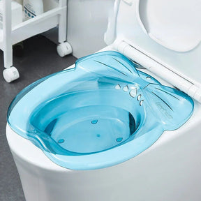 1Pcs Durable Over Elderly Postpartum Hemorrhoids Patient Toilet Tub Hip Basin Bidet New Vaginal Steaming Seat Bath Loja da Dryka SKY BLUE 