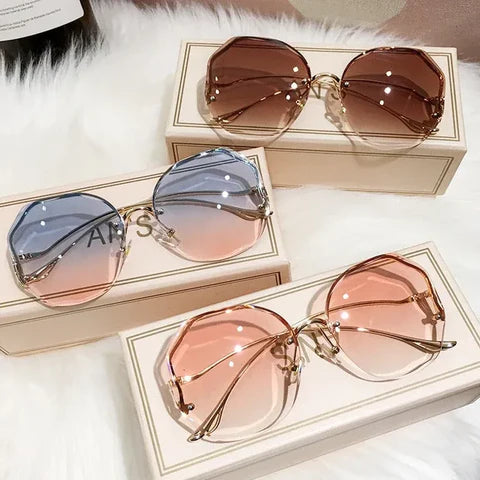 Óculos de Sol Feminino Anti-Reflexo - Degradê