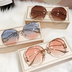 Óculos de Sol Feminino Anti-Reflexo - Degradê