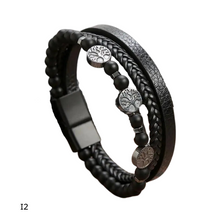 Pulseira Masculina em Couro