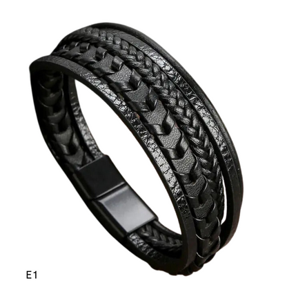 Pulseira Masculina em Couro