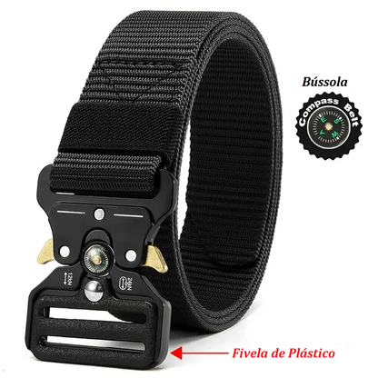 Cinto Tático Masculino Militar com Bússola