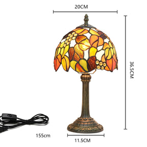 Abajur Retrô de Mesa Tiffany - Color Glass DECORAÇÃO 018 Loja da Dryka 
