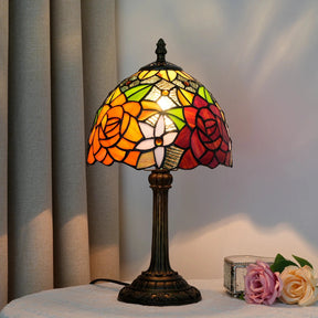 Abajur Retrô de Mesa Tiffany - Color Glass DECORAÇÃO 018 Loja da Dryka Rose 