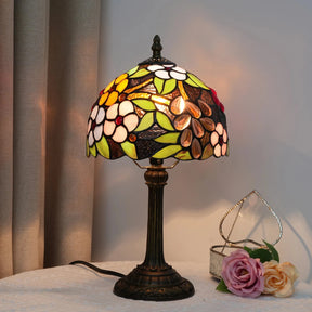 Abajur Retrô de Mesa Tiffany - Color Glass DECORAÇÃO 018 Loja da Dryka Uvas 