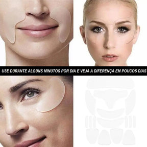 Adesivo de Silicone Antirrugas e Linhas de Expressão - CLEAR WOMEN - SUPER PROMO Beleza 003 lojadadryka 