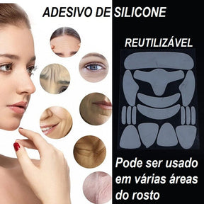 Adesivo de Silicone Antirrugas e Linhas de Expressão - CLEAR WOMEN - SUPER PROMO Beleza 003 lojadadryka 