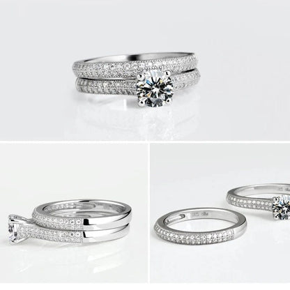 Anel Feminino em Prata 925 com Pedra Turmalina & Zircônia anel turmalina zirconia Loja da Dryka 