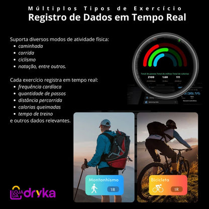Anel inteligente - Live Metrics anel inteligente live metrics Loja da Dryka 