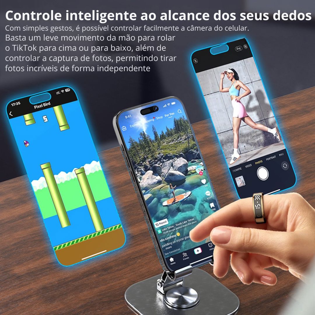 Anel inteligente - Live Metrics anel inteligente live metrics Loja da Dryka 