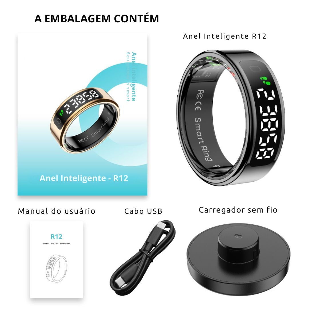 Anel inteligente - Live Metrics anel inteligente live metrics Loja da Dryka 