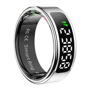 Anel inteligente - Live Metrics anel inteligente live metrics Loja da Dryka Prateado 7 