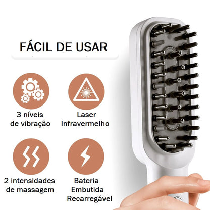 Aparelho de Massagem Capilar + Óleo Essencial beleza 037 Loja da Dryka 