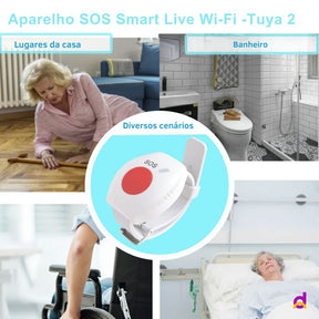 Aparelho SOS Smart Life Wi-Fi - Tuya 2 Aparelho SOS Tuya 2 Loja da Dryka 
