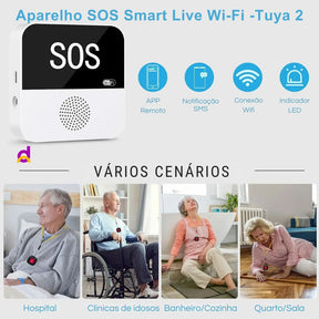 Aparelho SOS Smart Life Wi-Fi - Tuya 2 Aparelho SOS Tuya 2 Loja da Dryka 