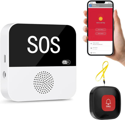 Aparelho SOS Smart Life Wi-Fi - Tuya 2 Aparelho SOS Tuya 2 Loja da Dryka Host + Colar 