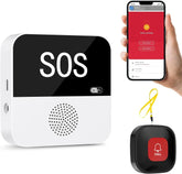 Aparelho SOS Smart Life Wi-Fi - Tuya 2 Aparelho SOS Tuya 2 Loja da Dryka Host + Colar 