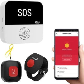 Aparelho SOS Smart Life Wi-Fi - Tuya 2 Aparelho SOS Tuya 2 Loja da Dryka Host + Colar + Pulseira 