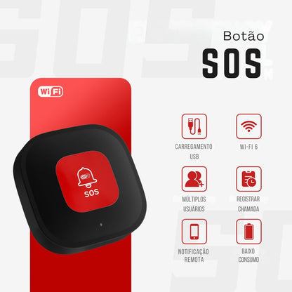 Aparelho SOS Smart Live Wi-Fi -Tuya Aparelho SOS Smart Live Wi-Fi -Tuya Loja da Dryka 