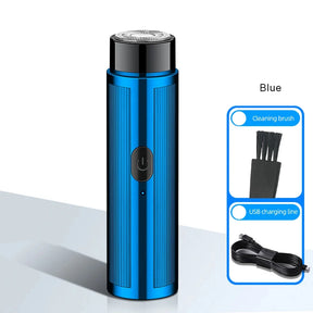 Barbeador Portátil Recarregável - ShavePro 360 Bem estar - depilador portatil lojadadryka Azul 