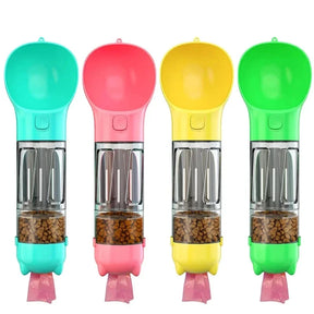 Bebedouro e alimentador Portátil Pet 3 em 1 - Slim Pet petshop- bebedouro portatil Loja da Dryka 