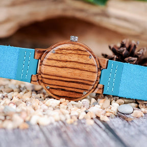 BOBO BIRD Couple watches Leather Strap Quartz Wristwatch For Men Women Timepieces Relojes para mujer Great Gift Custom Dropship Loja da Dryka 