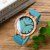 BOBO BIRD Couple watches Leather Strap Quartz Wristwatch For Men Women Timepieces Relojes para mujer Great Gift Custom Dropship Loja da Dryka Men Size 