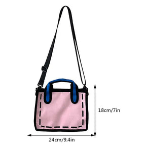 Bolsa Cartoon Colors bolsa feminina Loja da Dryka 