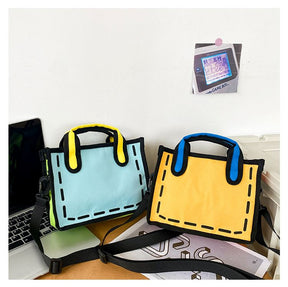 Bolsa Cartoon Colors bolsa feminina Loja da Dryka 