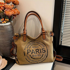 Bolsa de Lona Feminina Paris bolsa paris Loja da Dryka 