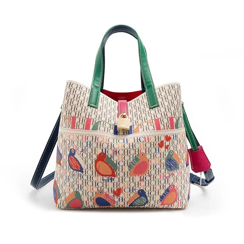Bolsa Feminina em Couro - Amsterdã bolsa - Amsterda Loja da Dryka Verde 23*11*22.5cm 