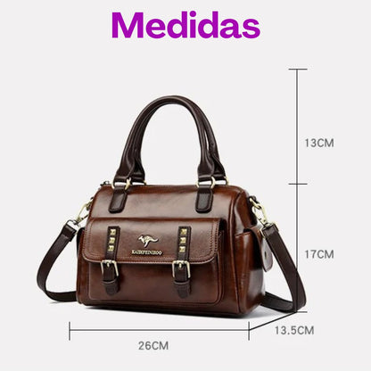 Bolsa Feminina em Couro - Cora bolsa cora Loja da Dryka 