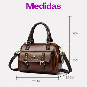Bolsa Feminina em Couro - Cora bolsa cora Loja da Dryka 