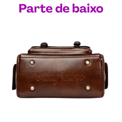 Bolsa Feminina em Couro - Cora bolsa cora Loja da Dryka 