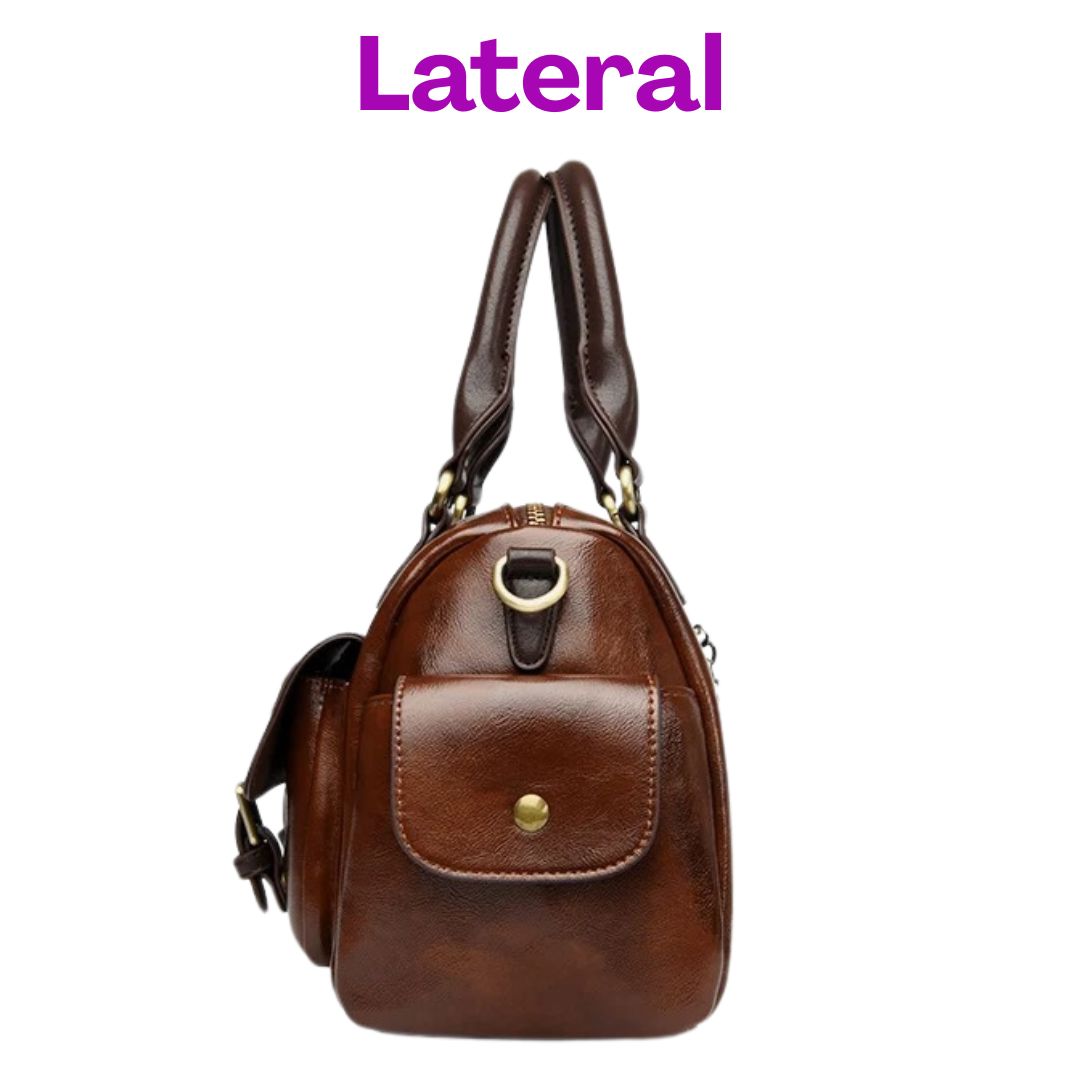 Bolsa Feminina em Couro - Cora bolsa cora Loja da Dryka 