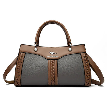 Bolsa Feminina em Couro - Loja da Dryka Cinza 
