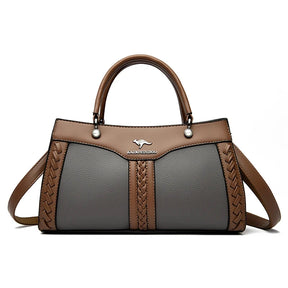 Bolsa Feminina em Couro - Loja da Dryka Cinza 