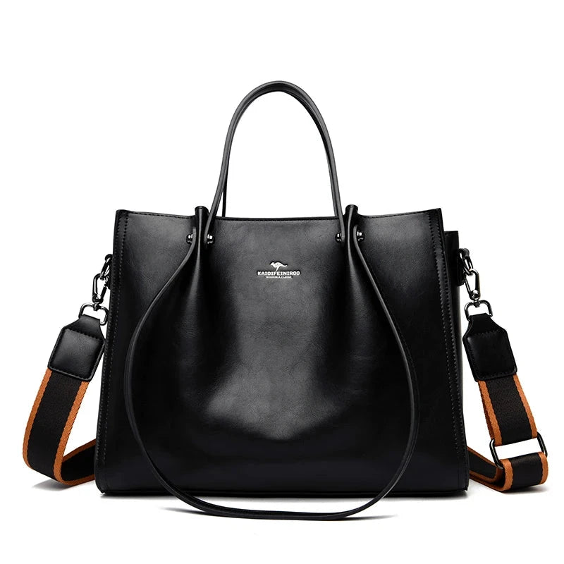 Bolsa Feminina em Couro - LONOOLISA Loja da Dryka Preta 