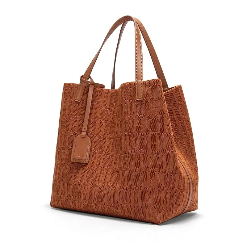 Bolsa Feminina em Couro PU - Barcelona Bolsa Feminina - Barcelona Loja da Dryka Marrom 
