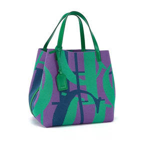 Bolsa Feminina em Couro PU - Barcelona Bolsa Feminina - Barcelona Loja da Dryka Roxa - Verde 