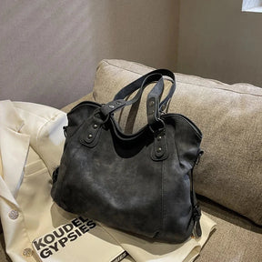 Bolsa Feminina em Couro - Urban Loja da Dryka Preta 37*14*30 cm 