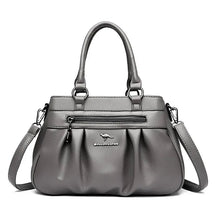 Bolsa Feminina em Couro - Vena Loja da Dryka Cinza 