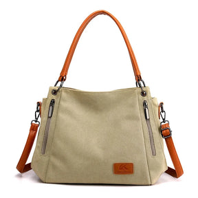 Bolsa Feminina em Lona - Urban Loja da Dryka Cáqui 