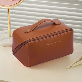 Bolsa Organizadora para Maquiagem Fashion Bolsa para maquiagem 001 lojadadryka Café 